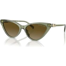 Michael Kors MK 2195U 394413 56 Harbour Island Cat Eye Şeffaf Yeşil Kemik Kadın Güneş Gözlüğü