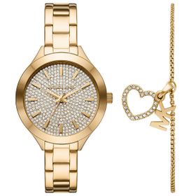 Michael Kors MK1046 Kadın Kol Saati ve Bileklik Seti