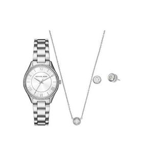 Michael Kors MK4851SET Çelik Kadın Kol Saati Kolye ve Küpe Seti