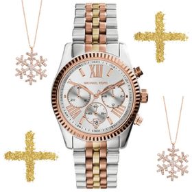 Michael Kors MK5735 Kadın Kol Saati + 925 Ayar Gümüş Kartanesi Kadın Kolye