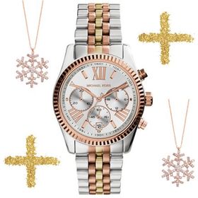 Michael Kors MK5735 Kadın Kol Saati + 925 Ayar Gümüş Kartanesi Kadın Kolye