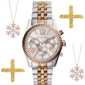 Michael Kors MK5735 Kadın Kol Saati + 925 Ayar Gümüş Kartanesi Kadın Kolye