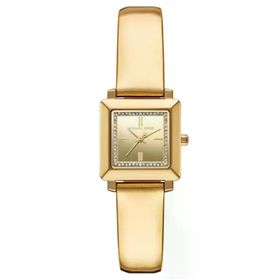 Michael Kors Mko1218 Altın Rengi Deri Kadın Kol Saati