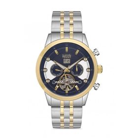 Michael Tommy MT-11037G-CSBL06 Gold Gümüş Erkek Kol Saati