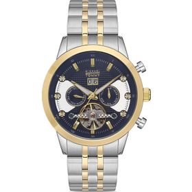 Michael Tommy MT-11037G-CSBL06 Gold Gümüş Erkek Kol Saati
