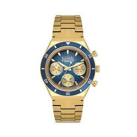 Michael Tommy MT20307SSL83 Altın Lacivert Erkek Kol Saati