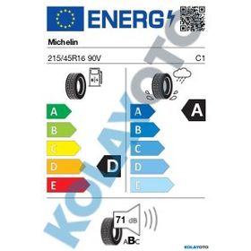 Michelin 215/45 R16 90V XL Pilot Sport 3 AO DT1 Yaz Lastiği