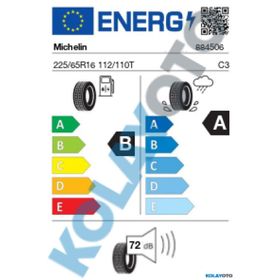 Michelin 225/65 R16C 112/110T Agilis 3 Yaz Lastiği