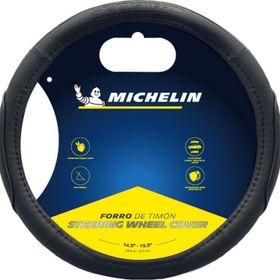 Michelin MC1003N Premium Suni Deri Siyah Direksiyon Kılıfı