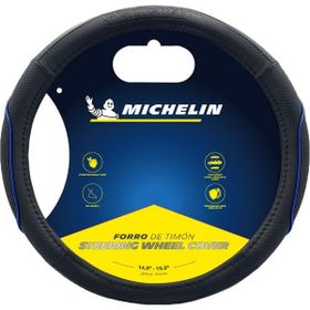 Michelin MC1003NAZ Premium Suni Deri Mavi Direksiyon Kılıfı