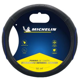 Michelin MC1003NAZ Premium Suni Deri Mavi Direksiyon Kılıfı