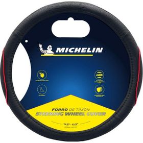 Michelin MC1003NR Premium Suni Deri Kırmızı Direksiyon Kılıfı
