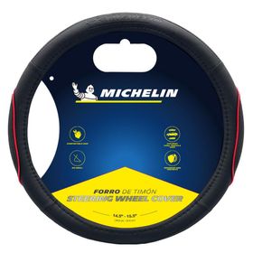 Michelin MC1003NR Premium Suni Deri Kırmızı Direksiyon Kılıfı