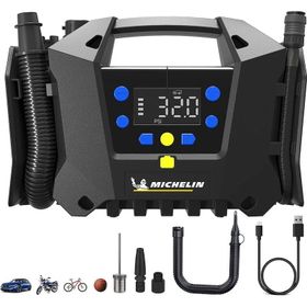 Michelin MC34259 11.1 Volt 2.5 Ah 120 PSI Ayarlanabilir Dijital Basınç Göstergeli Şişirme Pompası