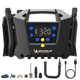 Michelin MC34259 11.1 Volt 2.5 Ah 120 PSI Ayarlanabilir Dijital Basınç Göstergeli Şişirme Pompası