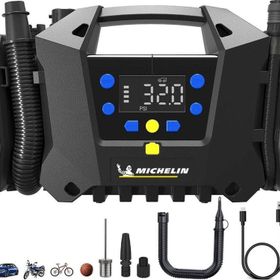 Michelin MC34259 11.1 Volt 2.5 Ah 120 PSI Ayarlanabilir Dijital Basınç Göstergeli Şişirme Pompası