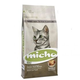 Micho Adult Cat Tavuklu Hamsi ve Pirinç Özel 1 kg Kedi Maması