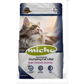 Micho Kalın Taneli Pudra Kokulu Topaklanan 7.5 kg Kedi Kumu