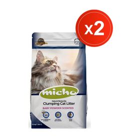 Micho Kalın Taneli Topaklanan 2x7.5 kg Kedi Kumu