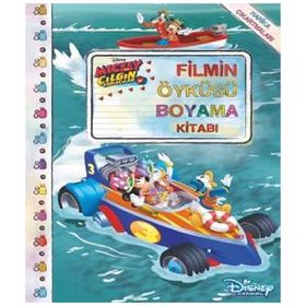 Mickey Çılgın Yarışçılar Filmin Öyküsü-Boyama Kitabı - Kolektif