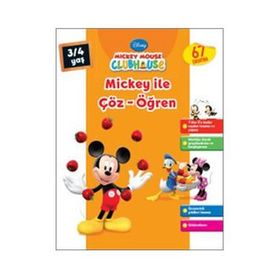 MICKEY İLE ÇÖZ ÖĞREN 3-4 YAŞ - KOLEKTIF