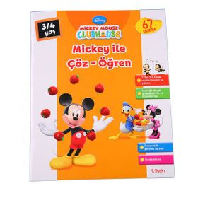 MICKEY İLE ÇÖZ ÖĞREN 3-4 YAŞ - KOLEKTIF