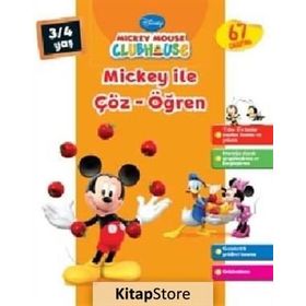 MICKEY İLE ÇÖZ ÖĞREN 3-4 YAŞ - KOLEKTIF