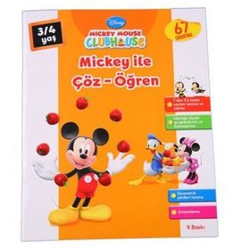 MICKEY İLE ÇÖZ ÖĞREN 3-4 YAŞ - KOLEKTIF