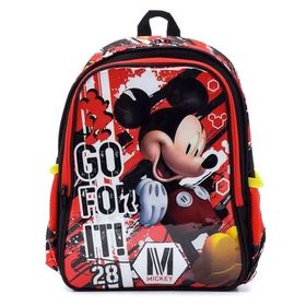 Mickey Mouse 42295 Renkli Mickey Hawk Go For It Erkek Çocuk İlkokul Çantası