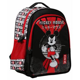 Mickey Mouse 5187 Kırmızı Siyah Salto Power Up İlkokul Çantası