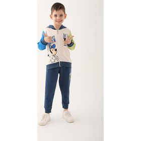 Mickey Mouse D4818-3 Vanilya Erkek Çocuk Eşofman Takımı