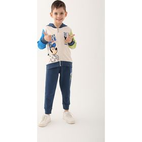 Mickey Mouse D4818-3 Vanilya Erkek Çocuk Eşofman Takımı