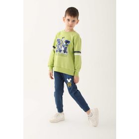 Mickey Mouse D4820-3 Fıstık Yeşili Erkek Çocuk Eşofman Takımı