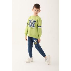 Mickey Mouse D4820-3 Fıstık Yeşili Erkek Çocuk Eşofman Takımı