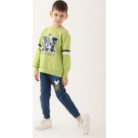 Mickey Mouse D4820-3 Fıstık Yeşili Erkek Çocuk Eşofman Takımı