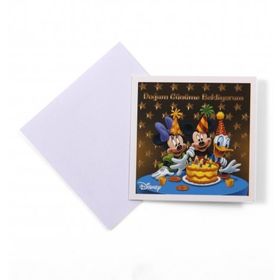 Mickey Mouse Doğum Günü 10'lu Kart ve Zarf