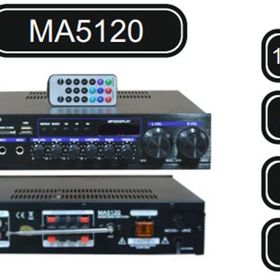 Mickle MA5120 2x50W Stereo 100V Mikser Amplifikatör