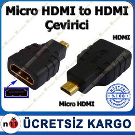 Micro HDMI to HDMI Çevirici Aparat
