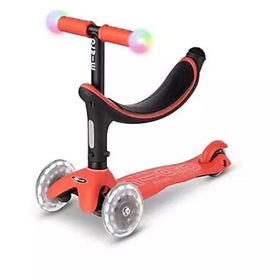 Micro Kırmızı Mini 2 Grow Deluxe Magic Led Scooter
