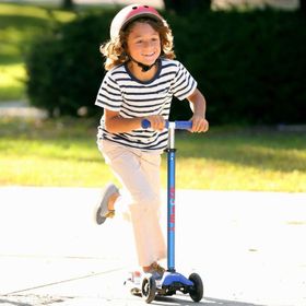 Micro Maxi Deluxe 5-12 Yaş Mavi 3 Tekerlekli Scooter