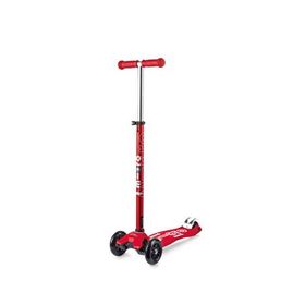 Micro Maxi Deluxe Gidonlu 3 Tekerlekli Kırmızı Çocuk Scooter