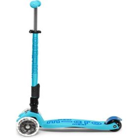 Micro Maxi Deluxe Led MICRO-MMD078_74409 Aqua 5-12 Yaş Turkuaz 3 Tekerlekli Scooter