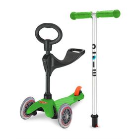 Micro MCR.MMD010 Green Mini 3in1 Deluxe Scooter
