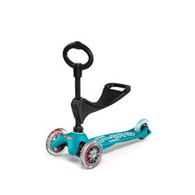 Micro Mini 3 in 1 Deluxe 3 Tekerlekli Yeşil Çocuk Scooter