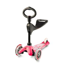 Micro Mini Micro 3in1 Deluxe Pembe 3 Tekerlekli Scooter