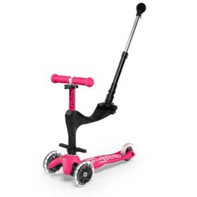Micro Mini Micro 3in1 Deluxe Pembe 3 Tekerlekli Scooter