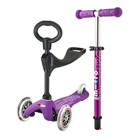 Micro Mini Scooter 3 in 1 Deluxe Purple MMD012