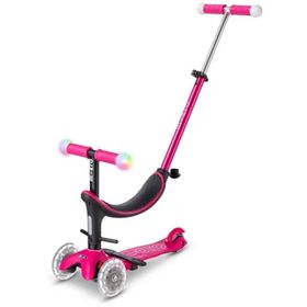 Micro Mini2Grow Deluxe Magic Led 3 Tekerlekli Pink Scooter