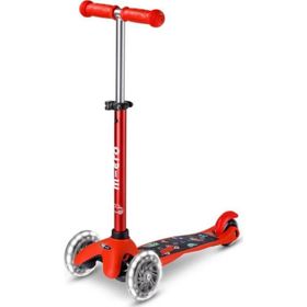 Micro Minilino LED Red Scooter