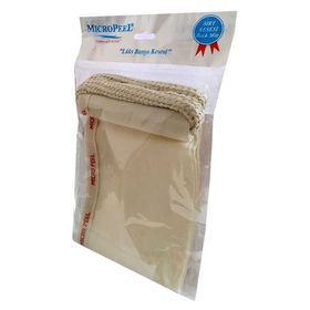 Micro Peel Beyaz 12x70 cm İpek Sırt Kesesi